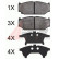 Brake Pad Set, disc brake 37893 ABS, Thumbnail 2