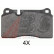 Brake Pad Set, disc brake 37895 ABS, Thumbnail 2