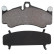 Brake Pad Set, disc brake 37899 ABS