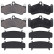 Brake Pad Set, disc brake 37899 ABS, Thumbnail 2