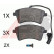 Brake Pad Set, disc brake 37900 ABS, Thumbnail 2