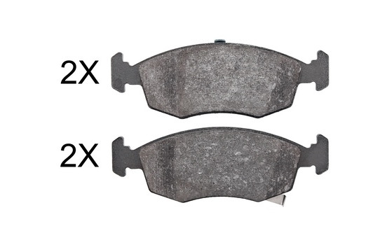 Brake Pad Set, disc brake 37901 ABS