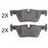 Brake Pad Set, disc brake 37904 ABS