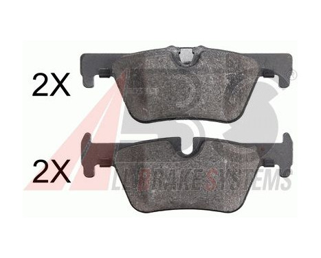 Brake Pad Set, disc brake 37904 ABS, Image 2