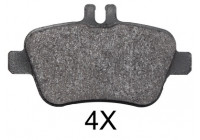 Brake Pad Set, disc brake 37905 ABS