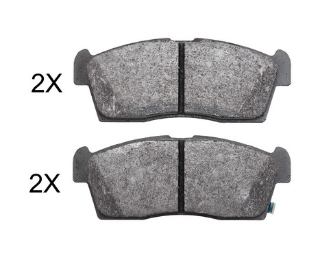 Brake Pad Set, disc brake 37906 ABS