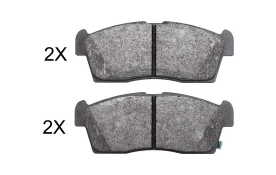 Brake Pad Set, disc brake 37906 ABS