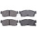 Brake Pad Set, disc brake 37906 ABS, Thumbnail 2