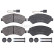 Brake Pad Set, disc brake 37908 ABS, Thumbnail 2