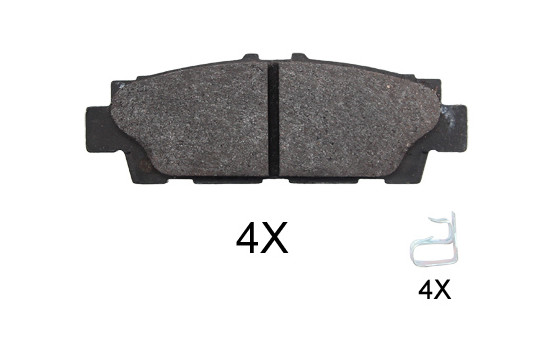 Brake Pad Set, disc brake 37913 ABS