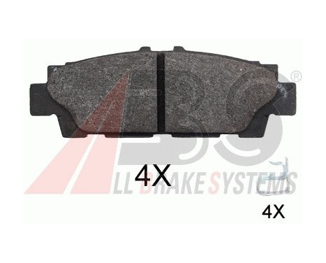 Brake Pad Set, disc brake 37913 ABS, Image 2