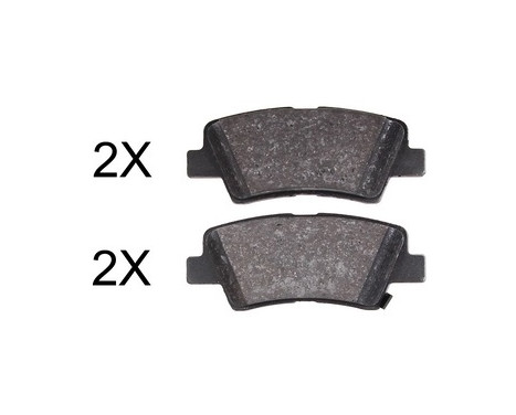 Brake Pad Set, disc brake 37914 ABS