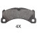 Brake Pad Set, disc brake 37918 ABS