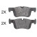 Brake Pad Set, disc brake 37921 ABS