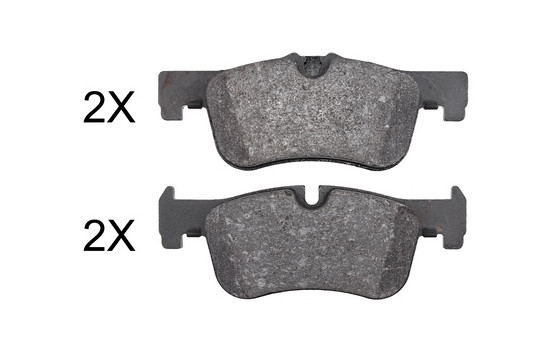 Brake Pad Set, disc brake 37922 ABS