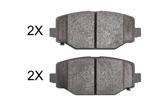 Brake Pad Set, disc brake 37924 ABS
