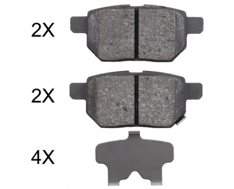 Brake Pad Set, disc brake 37926 ABS