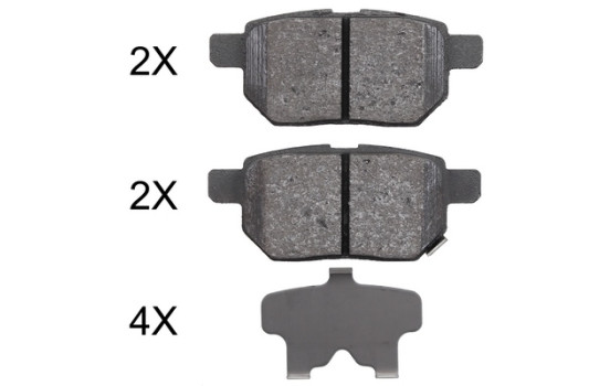 Brake Pad Set, disc brake 37926 ABS