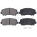 Brake Pad Set, disc brake 37929 ABS, Thumbnail 2