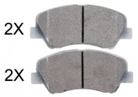 Brake Pad Set, disc brake 37930 ABS