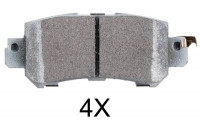 Brake Pad Set, disc brake 37931 ABS