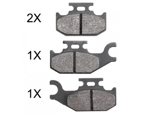 Brake Pad Set, disc brake 37933 ABS