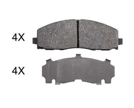 Brake Pad Set, disc brake 37936 ABS