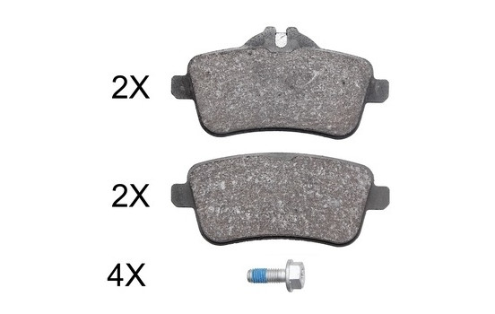 Brake Pad Set, disc brake 37940 ABS