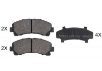Brake Pad Set, disc brake 37943 ABS
