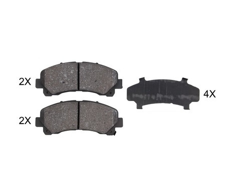 Brake Pad Set, disc brake 37943 ABS