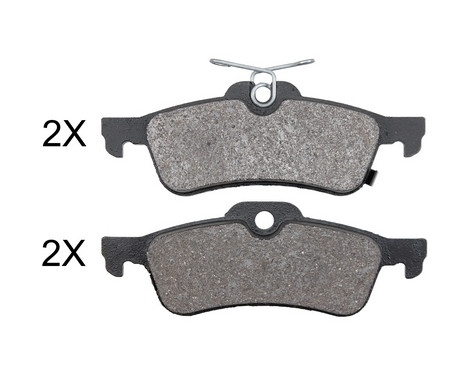 Brake Pad Set, disc brake 37944 ABS