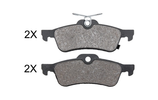Brake Pad Set, disc brake 37944 ABS