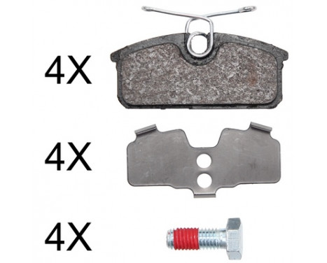 Brake Pad Set, disc brake 37947 ABS, Image 2