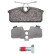 Brake Pad Set, disc brake 37947 ABS