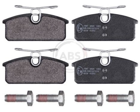 Brake Pad Set, disc brake 37947 ABS, Image 3