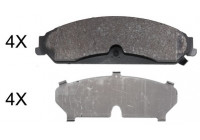 Brake Pad Set, disc brake 37949 ABS