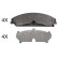 Brake Pad Set, disc brake 37949 ABS