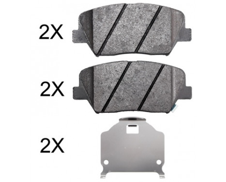 Brake Pad Set, disc brake 37951 ABS