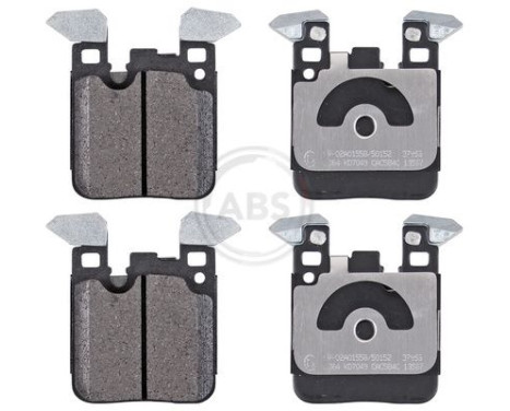 Brake Pad Set, disc brake 37953 ABS, Image 2