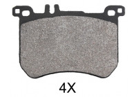 Brake Pad Set, disc brake 37955 ABS