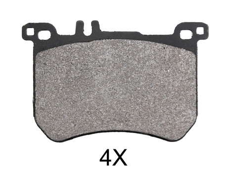 Brake Pad Set, disc brake 37955 ABS