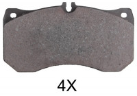 Brake Pad Set, disc brake 37962 ABS