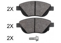 Brake Pad Set, disc brake 37970 ABS