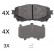 Brake Pad Set, disc brake 37977 ABS