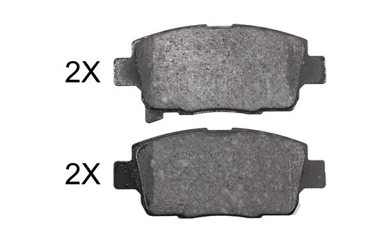 Brake Pad Set, disc brake 37979 ABS