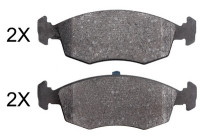 Brake Pad Set, disc brake 37984 ABS