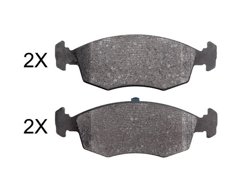 Brake Pad Set, disc brake 37984 ABS