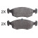 Brake Pad Set, disc brake 37984 ABS