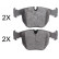 Brake Pad Set, disc brake 37985 ABS