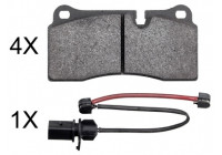 Brake Pad Set, disc brake 37986 ABS